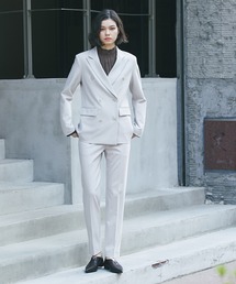 SMILE ORCHID(スマイルオーキッド)のダブルテーラードジャケット&テーパードパンツスーツセット(スーツセット)