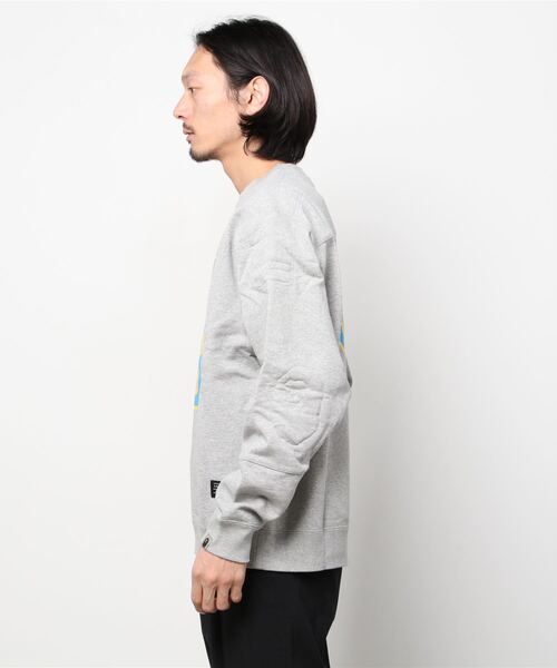 A BATHING APE(アベイシングエイプ)の「MILITARY PADDED RELAXED CREWNECK M(スウェット・メンズ・ブラック/グレー・SMALL/MEDIUM/X-LARGE/LARGE/XX-LARGE)」の14枚目の写真