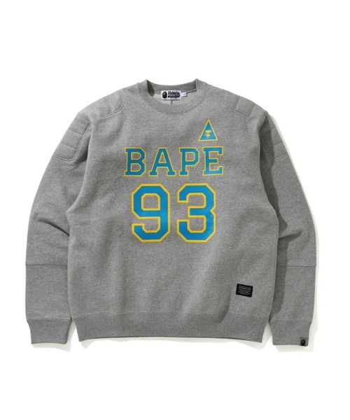 A BATHING APE(アベイシングエイプ)の「MILITARY PADDED RELAXED CREWNECK M(スウェット・メンズ・ブラック/グレー・SMALL/MEDIUM/X-LARGE/LARGE/XX-LARGE)」の2枚目の写真