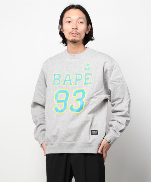 A BATHING APE(アベイシングエイプ)の「MILITARY PADDED RELAXED CREWNECK M(スウェット・メンズ・ブラック/グレー・SMALL/MEDIUM/X-LARGE/LARGE/XX-LARGE)」の5枚目の写真