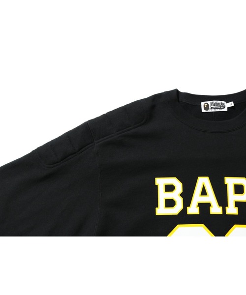 A BATHING APE(アベイシングエイプ)の「MILITARY PADDED RELAXED CREWNECK M(スウェット・メンズ・ブラック/グレー・SMALL/MEDIUM/X-LARGE/LARGE/XX-LARGE)」の8枚目の写真