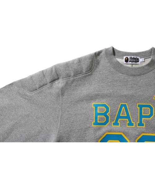 A BATHING APE(アベイシングエイプ)の「MILITARY PADDED RELAXED CREWNECK M(スウェット・メンズ・ブラック/グレー・SMALL/MEDIUM/X-LARGE/LARGE/XX-LARGE)」の9枚目の写真