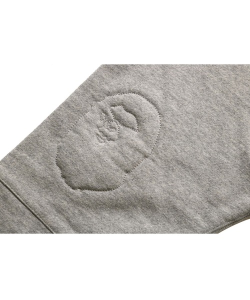 A BATHING APE(アベイシングエイプ)の「MILITARY PADDED RELAXED CREWNECK M(スウェット・メンズ・ブラック/グレー・SMALL/MEDIUM/X-LARGE/LARGE/XX-LARGE)」の7枚目の写真