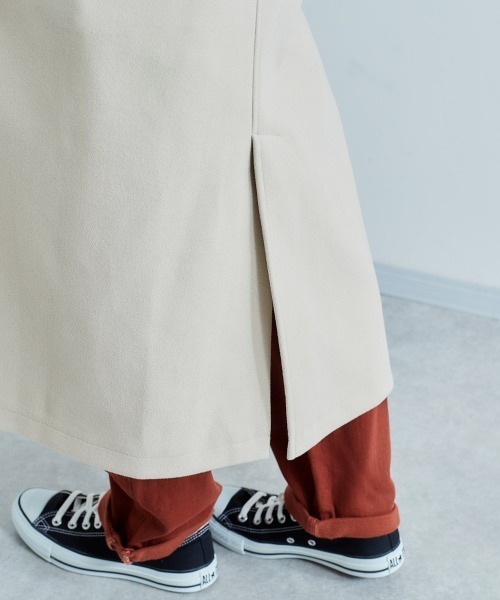 cepo（セポ）の「ハイネックロングコート（ダウンジャケット/コート・レディース・オリーブ/オフホワイト/ダークグレー・M）」の17枚目の写真