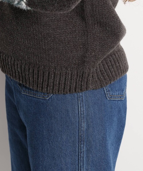 niko and...(ニコアンド)の「求心風柄ニットプルオーバー(ニット/セーター・レディース・ブラウン/オフホワイト/ラベンダー/チャコール・MEDIUM/LARGE)」の7枚目の写真