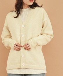 Plain Stitch V-Neck Cardigan