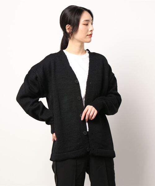 Kerrywoollenmills（ケリーウーレンミルズ）の「Plain Stitch V-Neck Cardigan（カーディガン/ボレロ・レディース・パープル系その他/オートミール/ブルー系その他/ホワイト系その他/ブラック系その他・36/38/40）」の17枚目の写真