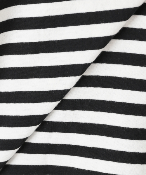 JOURNAL STANDARD(ジャーナルスタンダード)の「クラシックボーダーロングTシャツ◆(Tシャツ/カットソー・レディース・レッド/ベージュ/グリーン/ブラック・FREE)」の9枚目の写真