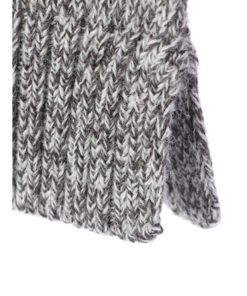 AMERICAN HOLIC（アメリカンホリック）の「レイヤード編み違いニットプルオーバー（ニット/セーター・レディース・モカ/杢グレー・M/L）」の8枚目の写真