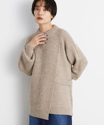 AMERICAN HOLIC | レイヤード編み違いニットプルオーバー(ニット/セーター)