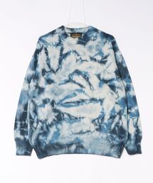 【UNIVERD72/ユニバード72】 21984 TIE DYE COTTON KNIT SWEATER / タイダイコットンニットセーター