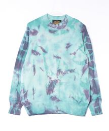 【UNIVERD72/ユニバード72】 21984 TIE DYE COTTON KNIT SWEATER / タイダイコットンニットセーター