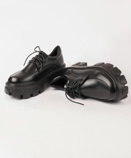 LOVEHUNTER（ラブハンター）の「LOVEHUNTER 厚底トラックソール３ホールオックスフォードシューズ（ドレスシューズ・レディース・ブラック/アイボリー/ブラック系その他/ホワイト系その他・LL/S/M/L）」の18枚目の写真