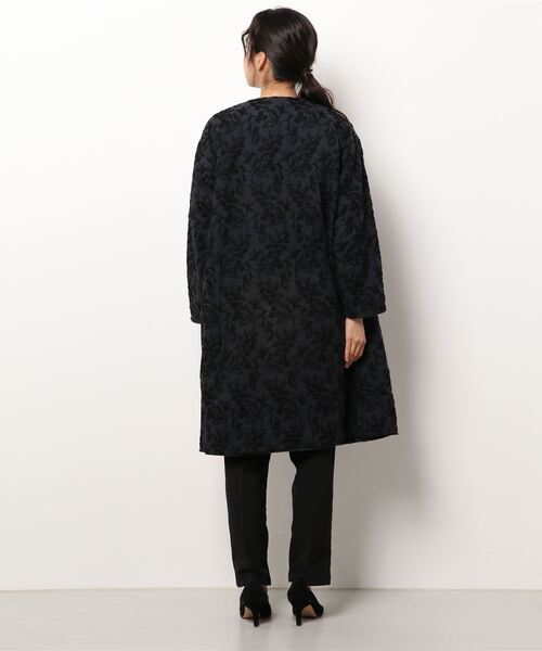 BEARDSLEY（ビアズリー）の「刺繍×ニットリバーシブルコート（その他アウター・レディース・ブラック・FREE）」の14枚目の写真