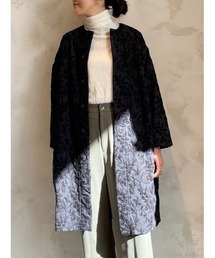 BEARDSLEY | 刺繍×ニットリバーシブルコート(その他アウター)