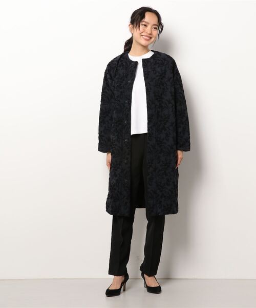 BEARDSLEY（ビアズリー）の「刺繍×ニットリバーシブルコート（その他アウター・レディース・ブラック・FREE）」の16枚目の写真