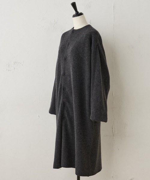 BEARDSLEY（ビアズリー）の「刺繍×ニットリバーシブルコート（その他アウター・レディース・ブラック・FREE）」の12枚目の写真