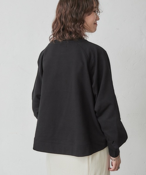 CIAOPANIC TYPY(チャオパニックティピー)の「裏毛ニットリブプルオーバー(Tシャツ/カットソー・レディース・ブラック/オフホワイト/バイオレット/グレー・ONE SIZE)」の12枚目の写真