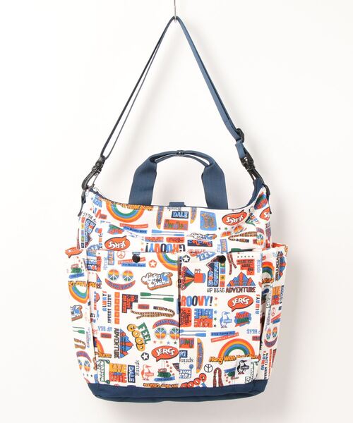 CHUMS（チャムス）の「【CHUMS/チャムス】3way Big Pocket Bag Sweat Nylon（トートバッグ・レディース・ヘザーグレー/ブラック×グレー/ブルー系その他/イエロー/その他2/その他1/その他3・FREE）」の7枚目の写真