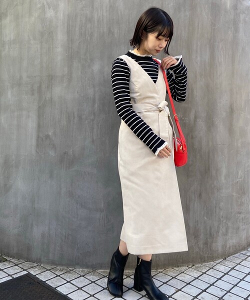 AG by aquagirl(エージーバイアクアガール)の「◆シンセティックスエードジャンスカ(スカート・レディース・ガンメタ/ベージュ・36/38)」の19枚目の写真