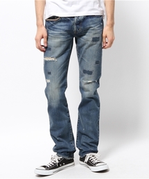 HYSTERIC GLAMOUR | SP加工デニムリメイク スリムストレートPT(デニムパンツ)