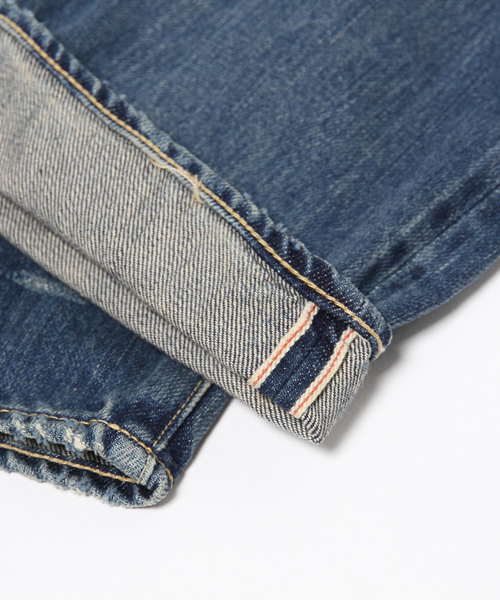 HYSTERIC GLAMOUR（ヒステリックグラマー）の「SP加工デニムリメイク スリムストレートPT（デニムパンツ・メンズ・インディゴブルー・32inch/29inch/31inch/28inch/34inch/30inch/36inch）」の6枚目の写真