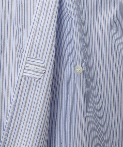 Jieda（ジエダ）の「【JIEDA / ジエダ】STRIPE ZIPBUTTON SHIRT（シャツ/ブラウス・メンズ・ブルー系その他・1）」の14枚目の写真