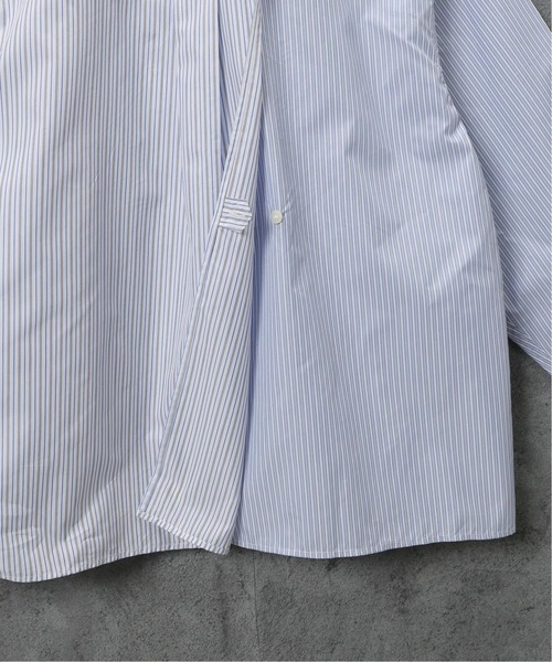 Jieda（ジエダ）の「【JIEDA / ジエダ】STRIPE ZIPBUTTON SHIRT（シャツ/ブラウス・メンズ・ブルー系その他・1）」の17枚目の写真