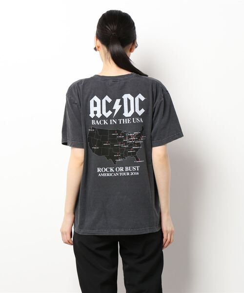 GOOD ROCK SPEED(グッドロックスピード)の「AC/DC S/S(Tシャツ/カットソー・レディース・ブラック・F/XL)」の3枚目の写真