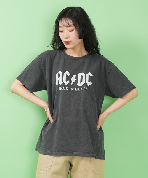 GOOD ROCK SPEED(グッドロックスピード)の「AC/DC S/S(Tシャツ/カットソー・レディース・ブラック・F/XL)」の1枚目の写真