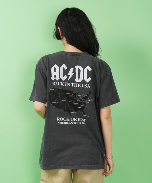 GOOD ROCK SPEED(グッドロックスピード)の「AC/DC S/S(Tシャツ/カットソー・レディース・ブラック・F/XL)」の4枚目の写真