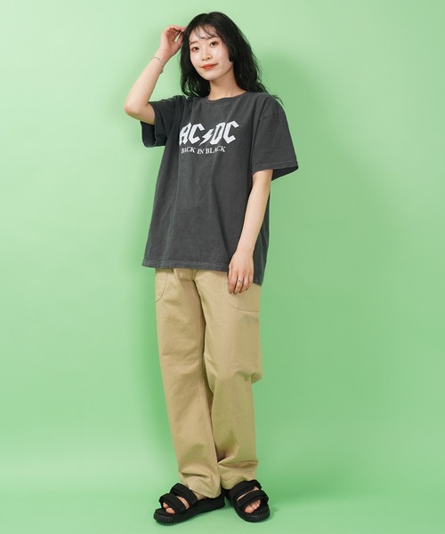 GOOD ROCK SPEED(グッドロックスピード)の「AC/DC S/S(Tシャツ/カットソー・レディース・ブラック・F/XL)」の5枚目の写真