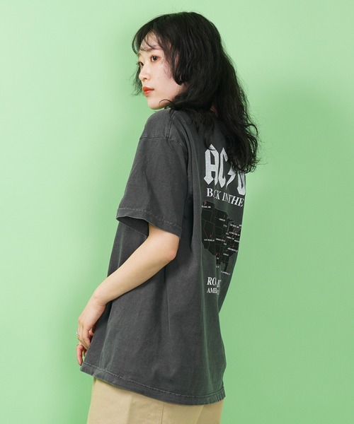 GOOD ROCK SPEED(グッドロックスピード)の「AC/DC S/S(Tシャツ/カットソー・レディース・ブラック・F/XL)」の7枚目の写真