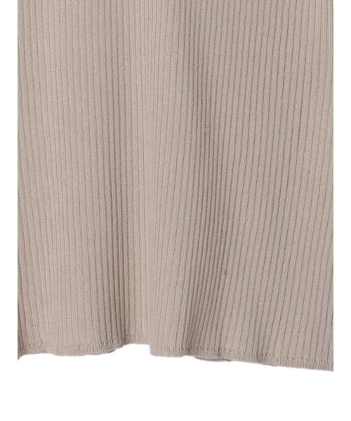 earth music&ecology（アースミュージックアンドエコロジー）の「パフスリーブニットプルオーバー*（ニット/セーター・レディース・ブラック/アイボリー/グレイッシュベージュ・FREE）」の21枚目の写真