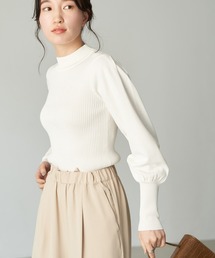 earth music&ecology | パフスリーブニットプルオーバー*(ニット/セーター)