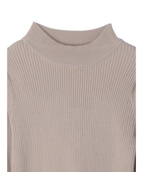 earth music&ecology（アースミュージックアンドエコロジー）の「パフスリーブニットプルオーバー*（ニット/セーター・レディース・ブラック/アイボリー/グレイッシュベージュ・FREE）」の13枚目の写真