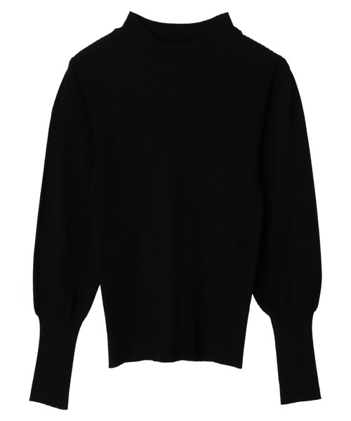 earth music&ecology（アースミュージックアンドエコロジー）の「パフスリーブニットプルオーバー*（ニット/セーター・レディース・ブラック/アイボリー/グレイッシュベージュ・FREE）」の19枚目の写真