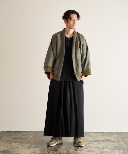 和robe 引き込み WAROBE TROBE 羽織り コート ジャケット オリーブ
