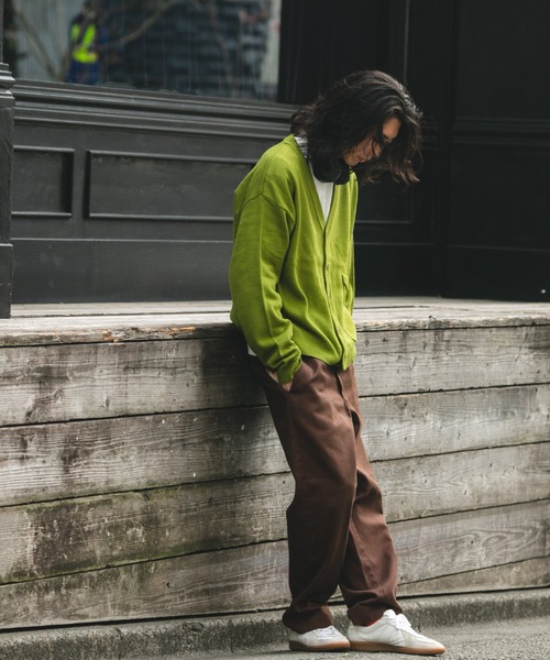 BROKEN BASE(ブロークンベース)の「フラップポケットカーディガン(カーディガン/ボレロ・メンズ・ブルー/グリーン/ブラック・MEDIUM/LARGE)」の4枚目の写真