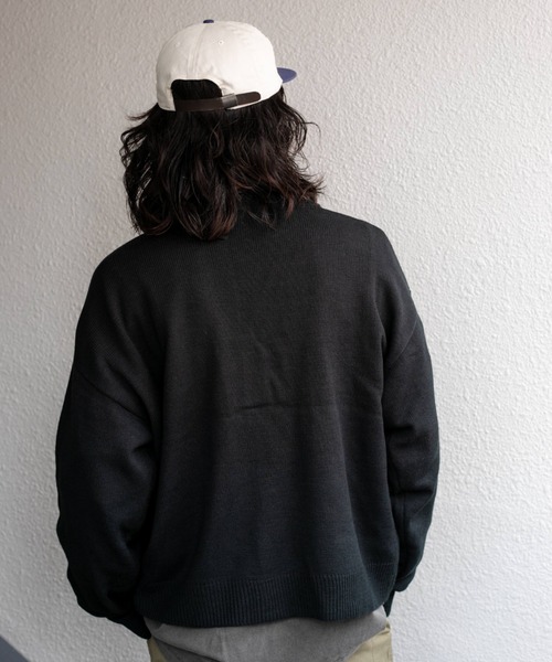 BROKEN BASE(ブロークンベース)の「フラップポケットカーディガン(カーディガン/ボレロ・メンズ・ブルー/グリーン/ブラック・MEDIUM/LARGE)」の17枚目の写真