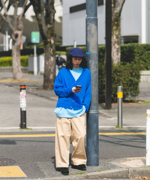 BROKEN BASE(ブロークンベース)の「フラップポケットカーディガン(カーディガン/ボレロ・メンズ・ブルー/グリーン/ブラック・MEDIUM/LARGE)」の19枚目の写真