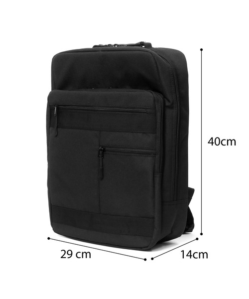 TOKYO SHIRTS（トウキョウシャツ）の「ベーシック ビジネスリュック（バックパック/リュック・メンズ・ブラック・FREE）」の2枚目の写真