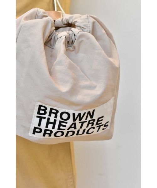 THEATRE PRODUCTS（シアタープロダクツ）の「NYLON巾着ﾊﾞｯｸﾞ（ハンドバッグ・レディース・グリーン/アイボリー/ブラック・FREE）」の8枚目の写真