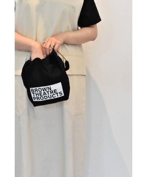 THEATRE PRODUCTS（シアタープロダクツ）の「NYLON巾着ﾊﾞｯｸﾞ（ハンドバッグ・レディース・グリーン/アイボリー/ブラック・FREE）」の10枚目の写真