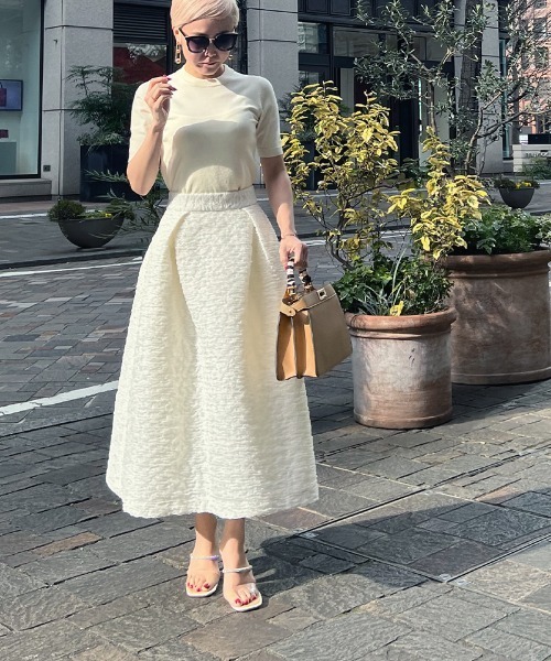 JENNE(ジェンヌ)の「オーガンジー ボリュームスカート(スカート・レディース・ブラック/ホワイト・SMALL/MEDIUM/LARGE)」の3枚目の写真