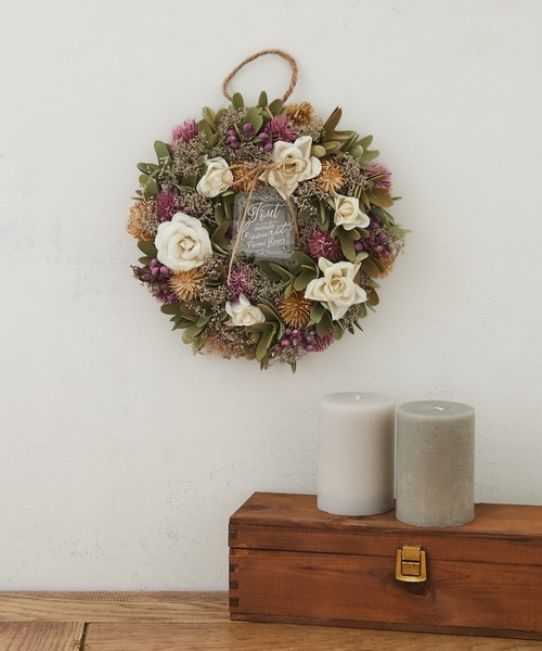 Web限定 ナチュラル リース ｍサイズ インテリア雑貨 Birthday Bar バースデイバー のファッション通販 Zozotown