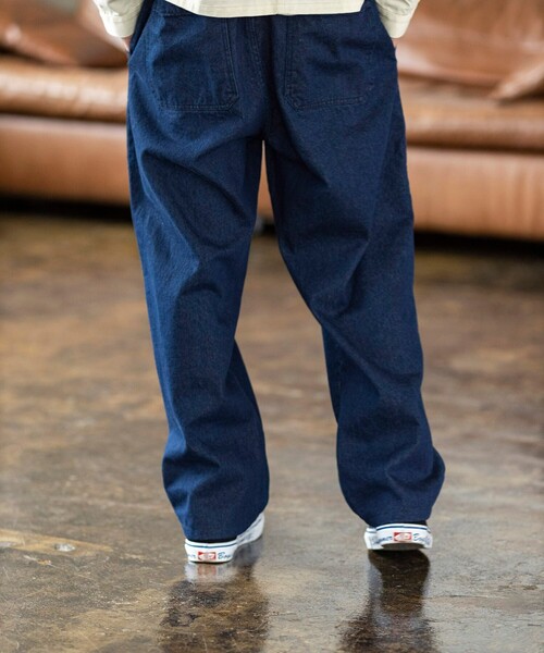 THE SHOP TK （ザ ショップ ティーケー ）の「◆デニムイージーパンツ（デニムパンツ・メンズ・ライトブルー/ブルー・02/03）」の4枚目の写真