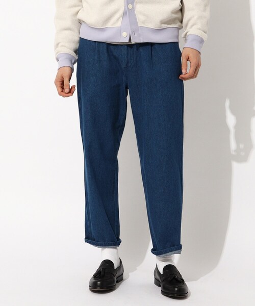 THE SHOP TK （ザ ショップ ティーケー ）の「◆デニムイージーパンツ（デニムパンツ・メンズ・ライトブルー/ブルー・02/03）」の6枚目の写真