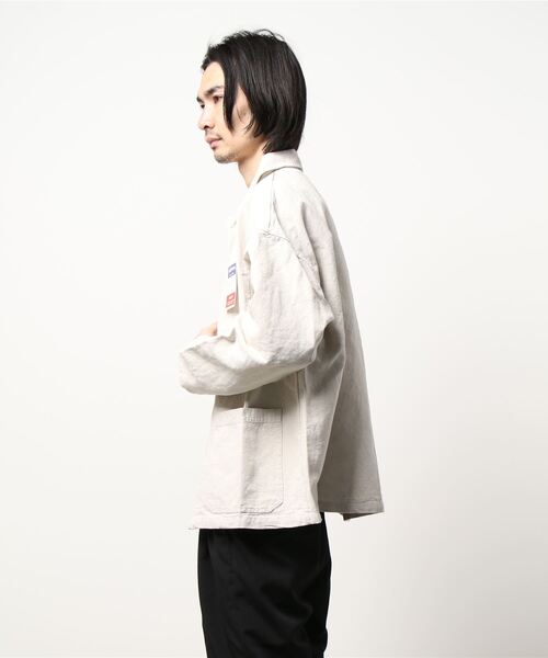 VETRA（ベトラ）の「VETRA | コットンリネン カバーオールジャケット