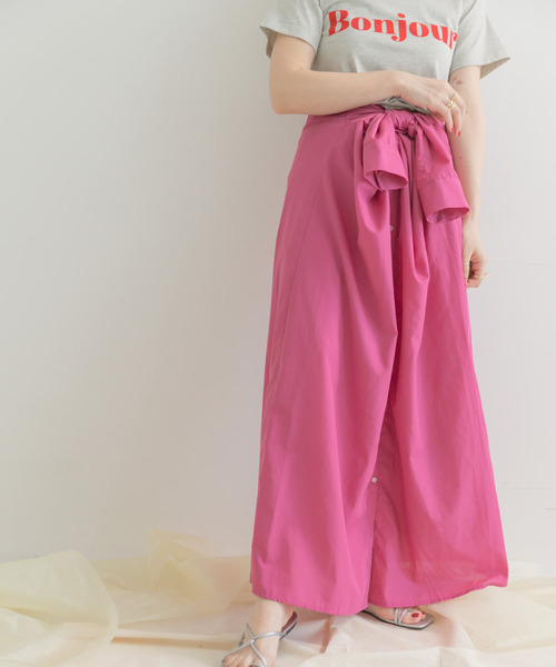 ITEMS URBANRESEARCH(アイテムズ アーバンリサーチ)の「『UR TECH Smart Linen Touch』リネンシャツワンピース(シャツワンピース・レディース・オフホワイト/ピンク/チャコールグレー・FREE)」の21枚目の写真